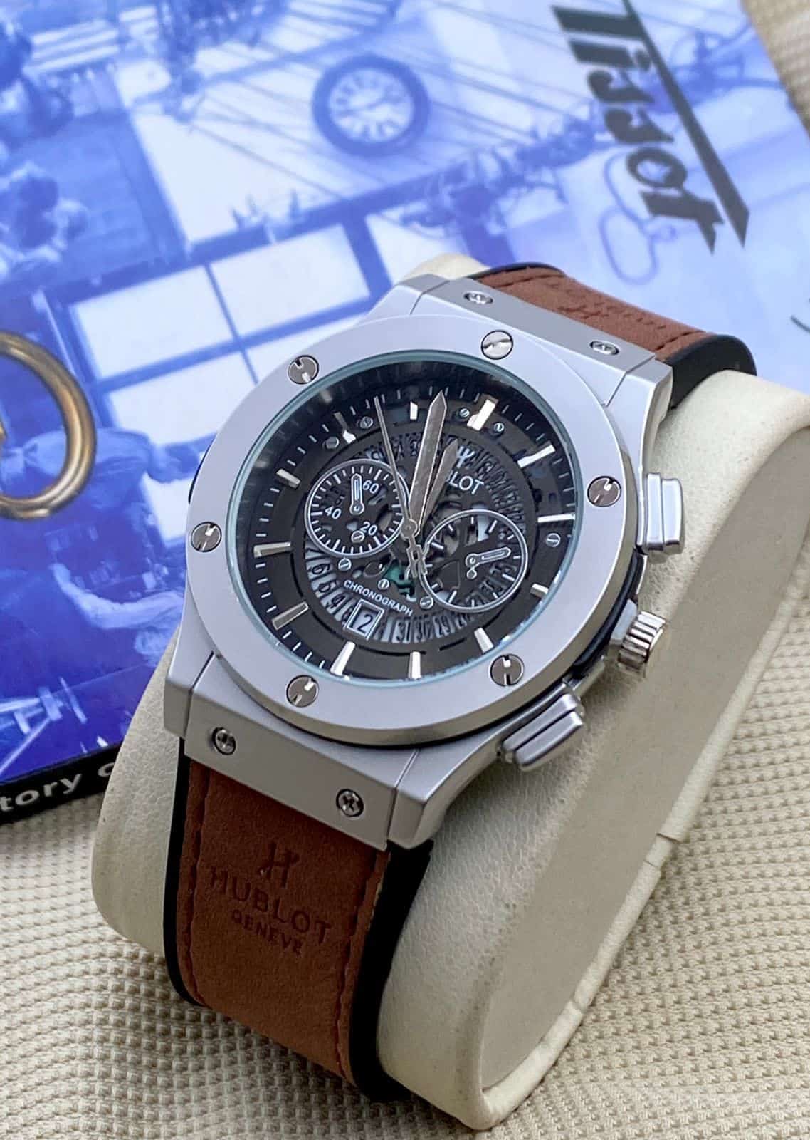 Branded Elegant Dial Design Logo & Name On Back » Mega Fashion