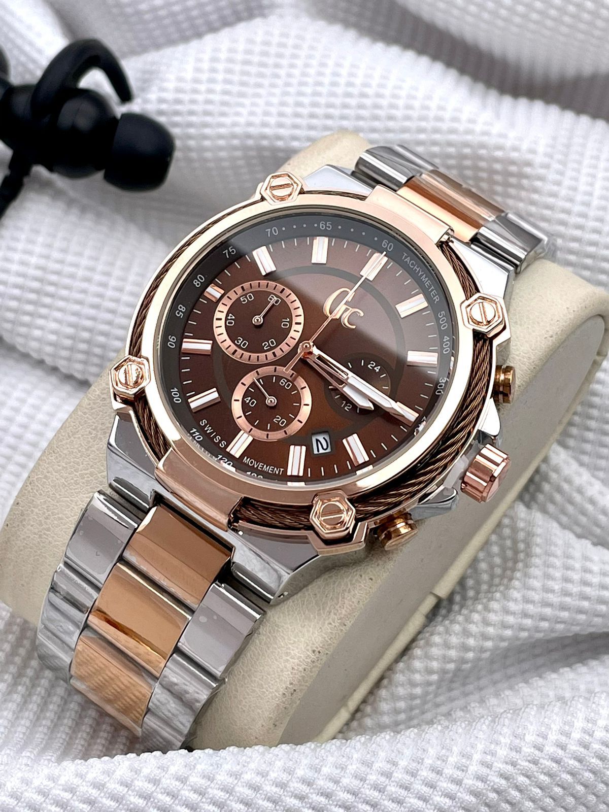 Men's Collection luxurious Golden Silver Watch » Mega Fashion