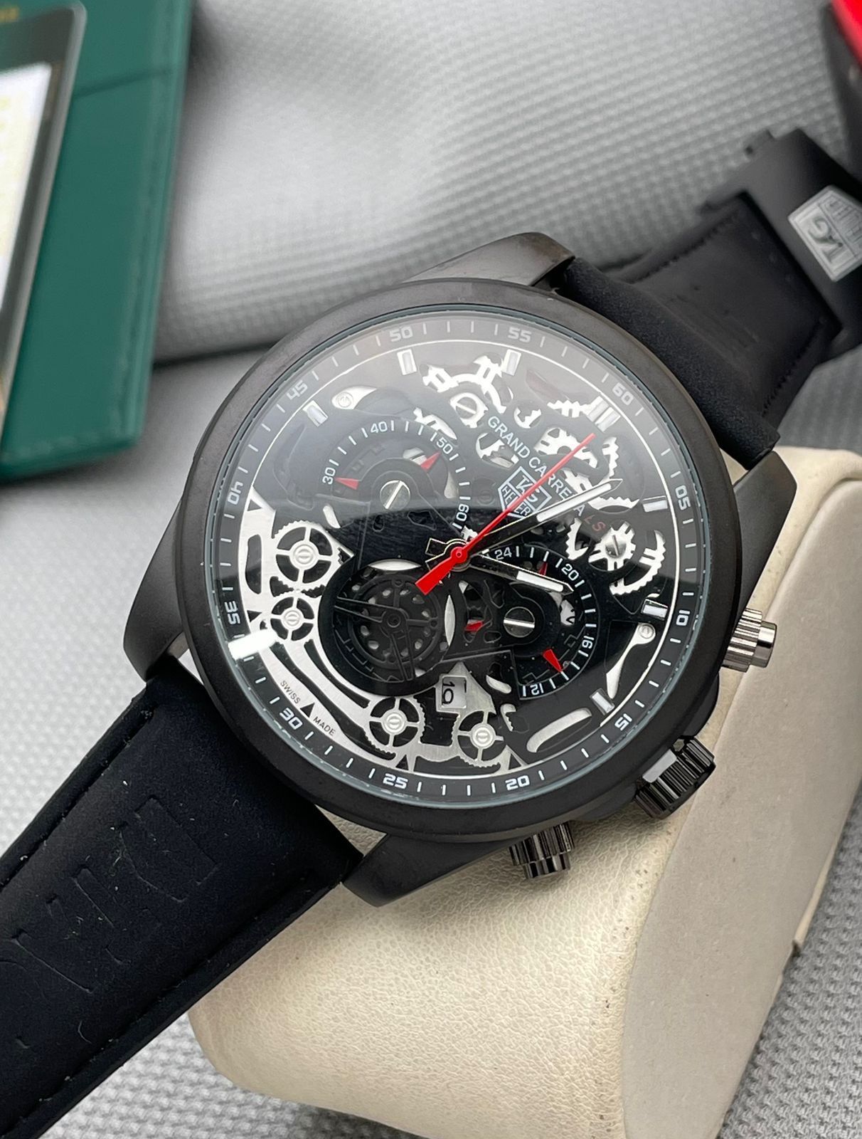 Branded Men's Combination With Matt Finish Case Watch » Mega Fashion