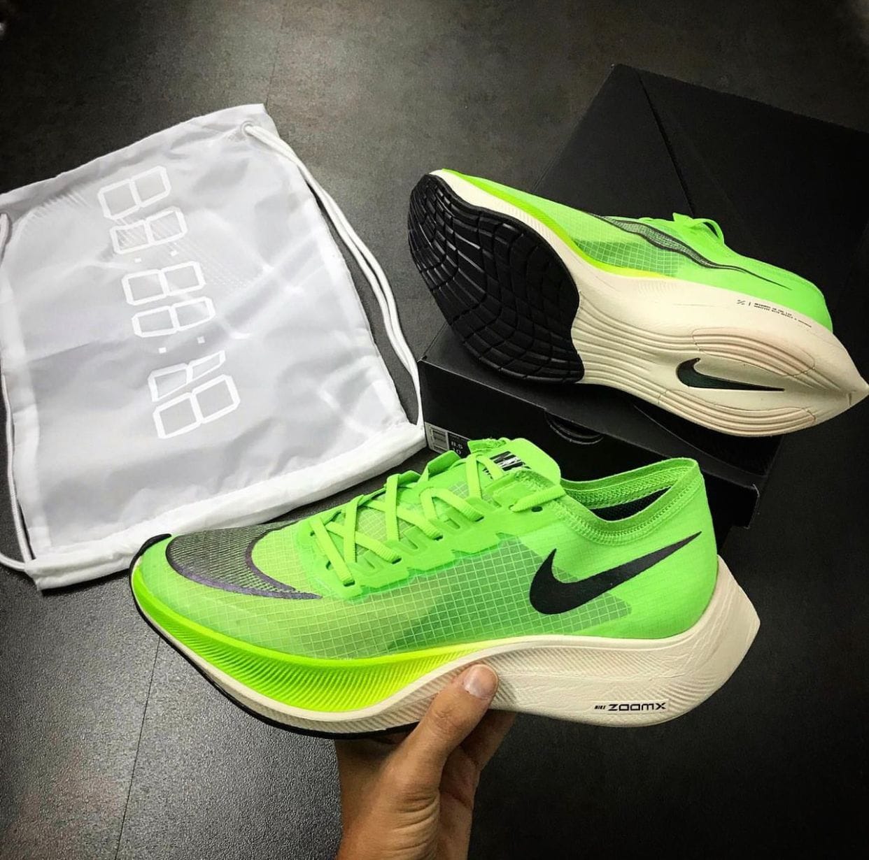 Nike Vaporfly Next Green Running Shoes