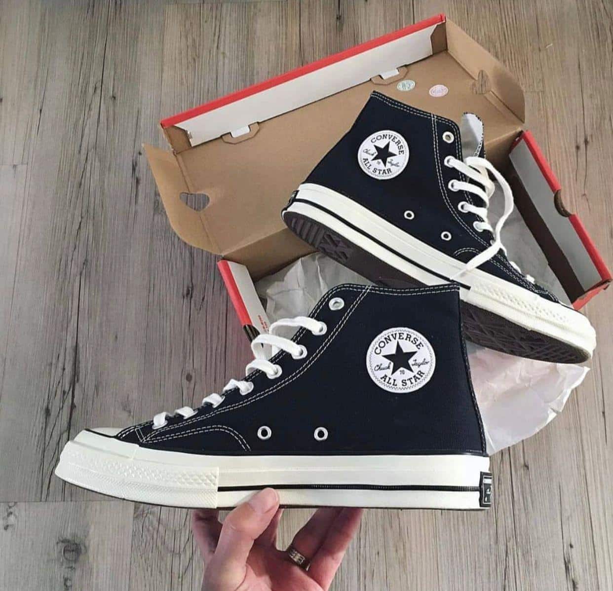 Converse  Chuck 70 High Black Sneakers