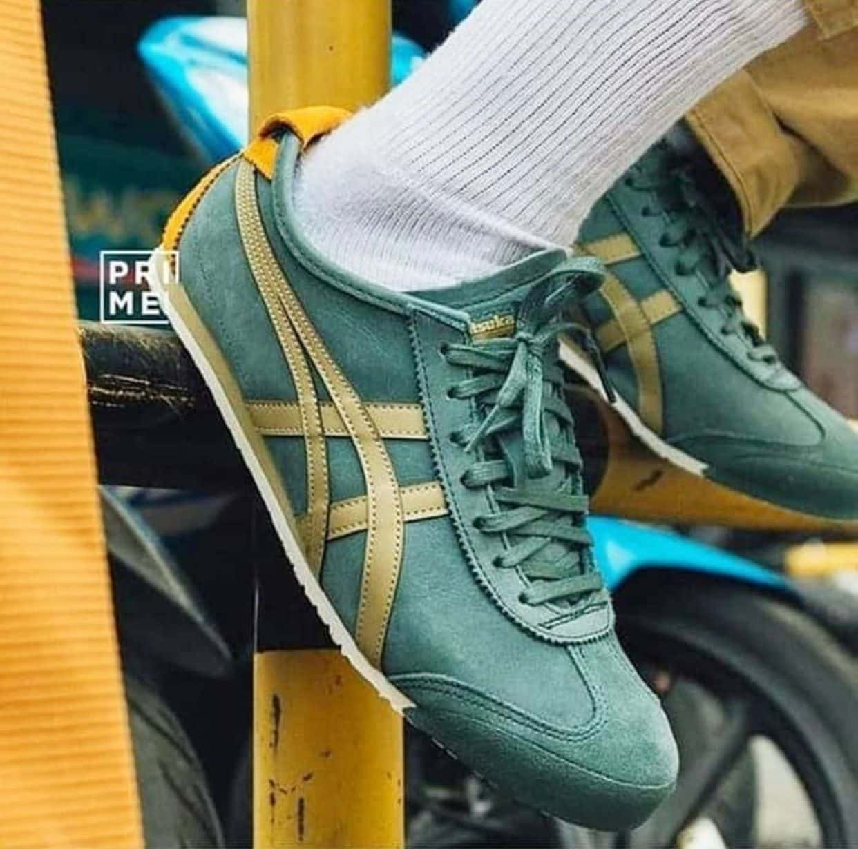 Onitsuka Tiger Mexico 66 Green Sneakers