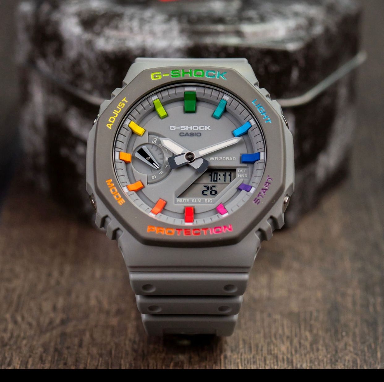 G-Shock Ga2100 "Rainbow" Watch For Men