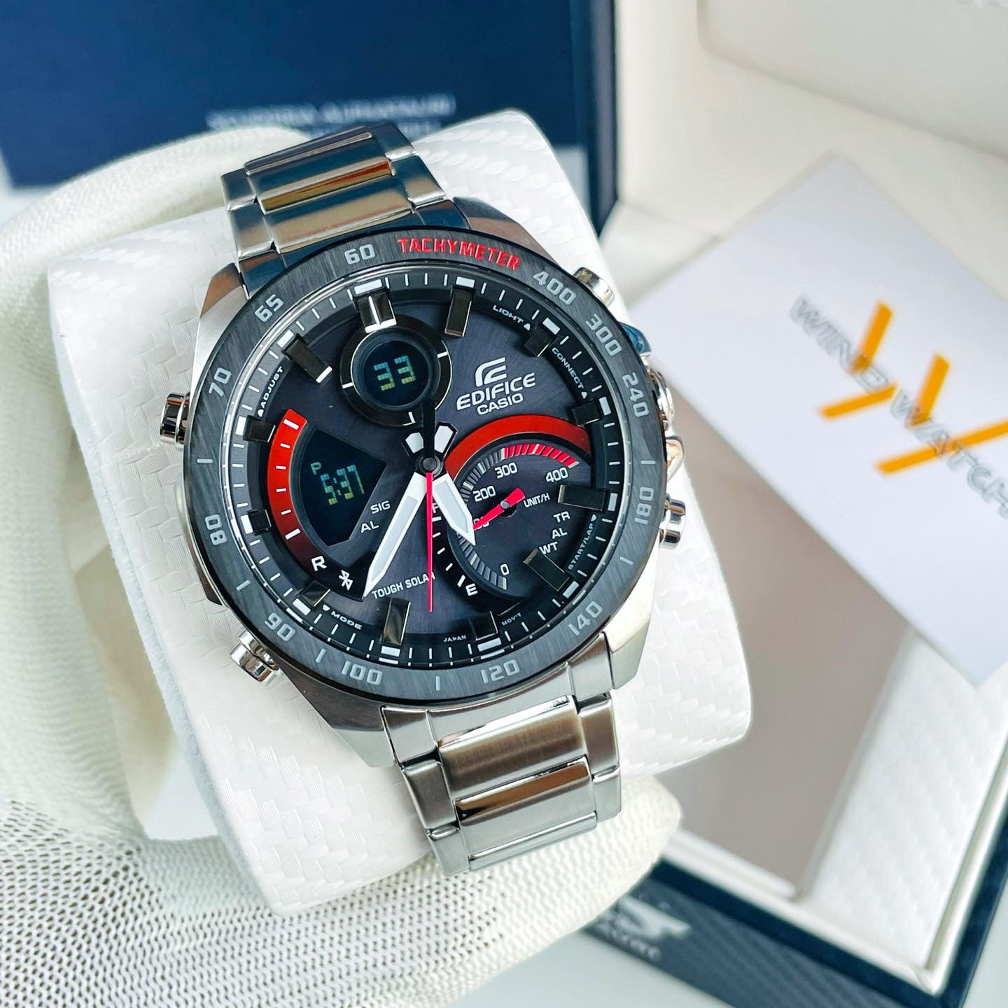Casio Edifice Watch ECB-900 " Japan Engine" Rossa Watch For Men