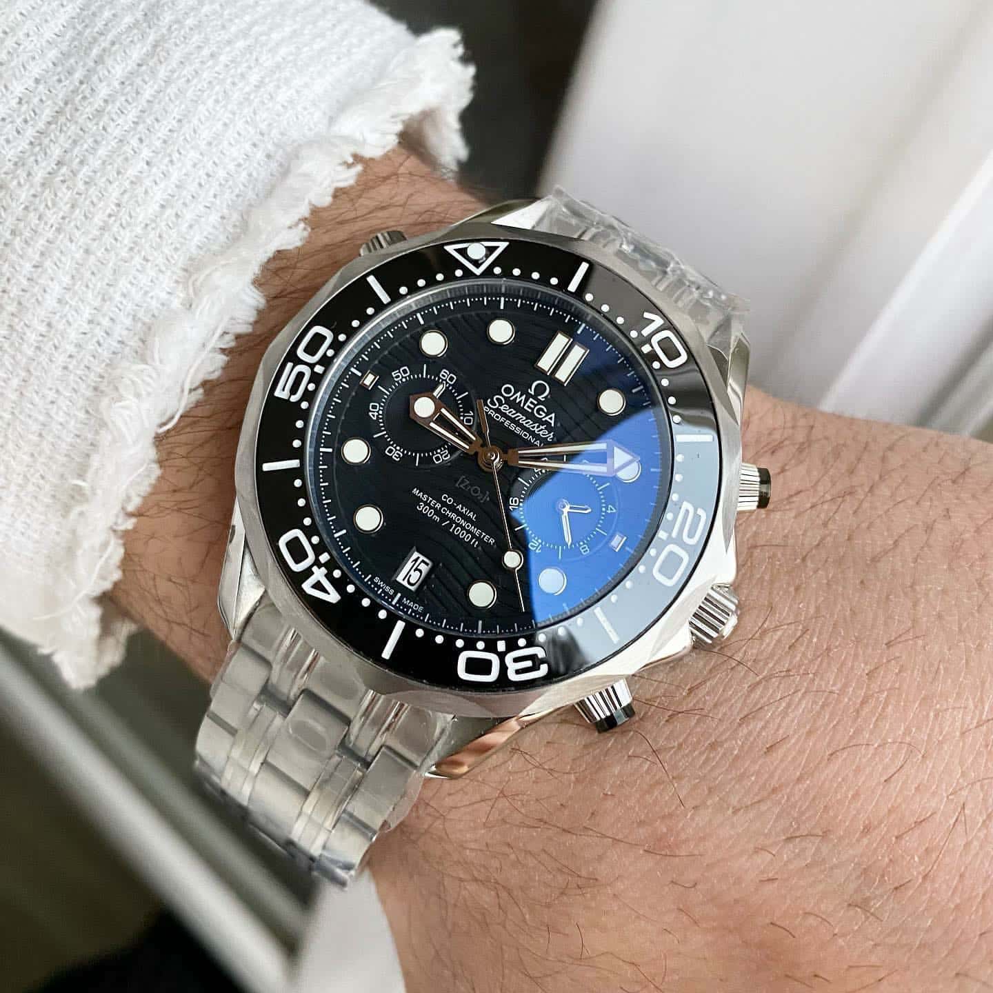 Branded Seamaster Diver 300M Chronograph Watch For Men