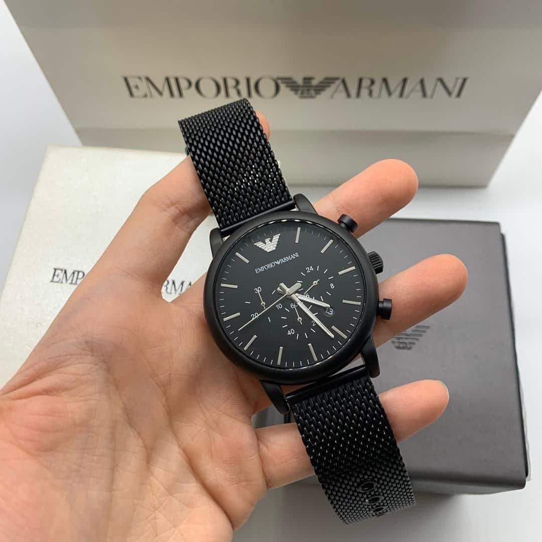 Emporio Armani Aviator "Semi-Japan" Watch For Men