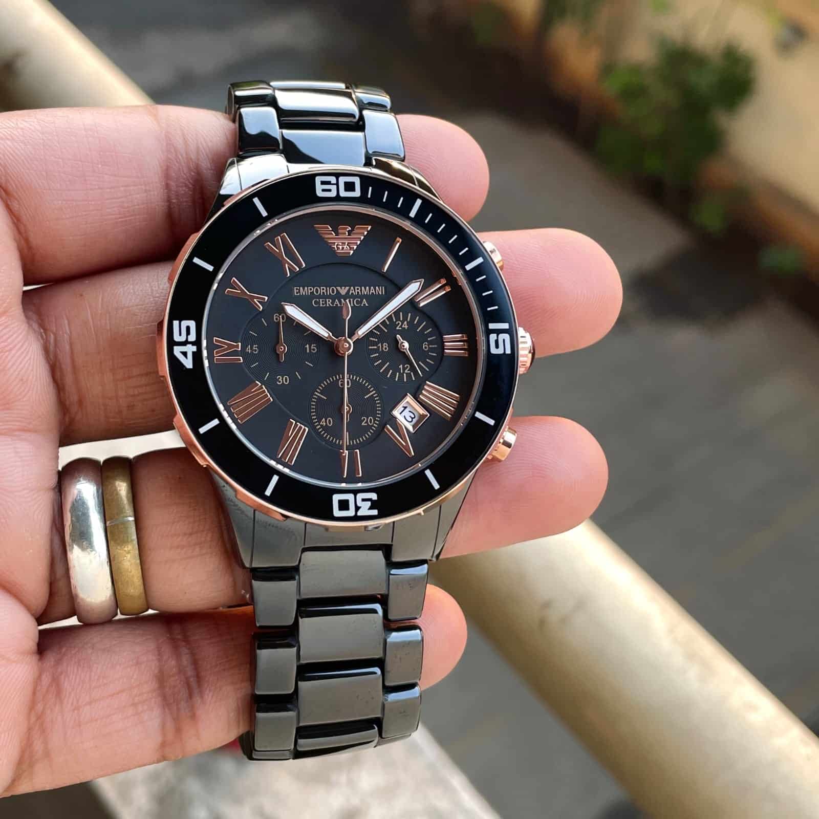 Emporio Armani ceramica For Men's Watch