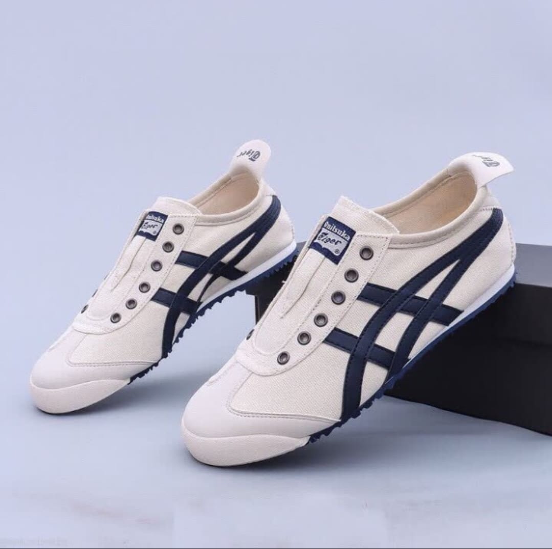 Onitsuka Tiger Mexico 66 Grey Navy Sneakers