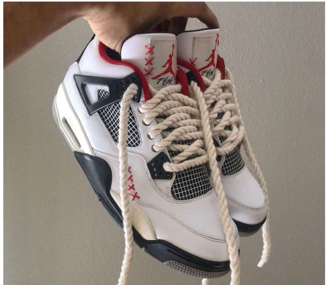 Nike Air Retro 4S Black Red Sneakers