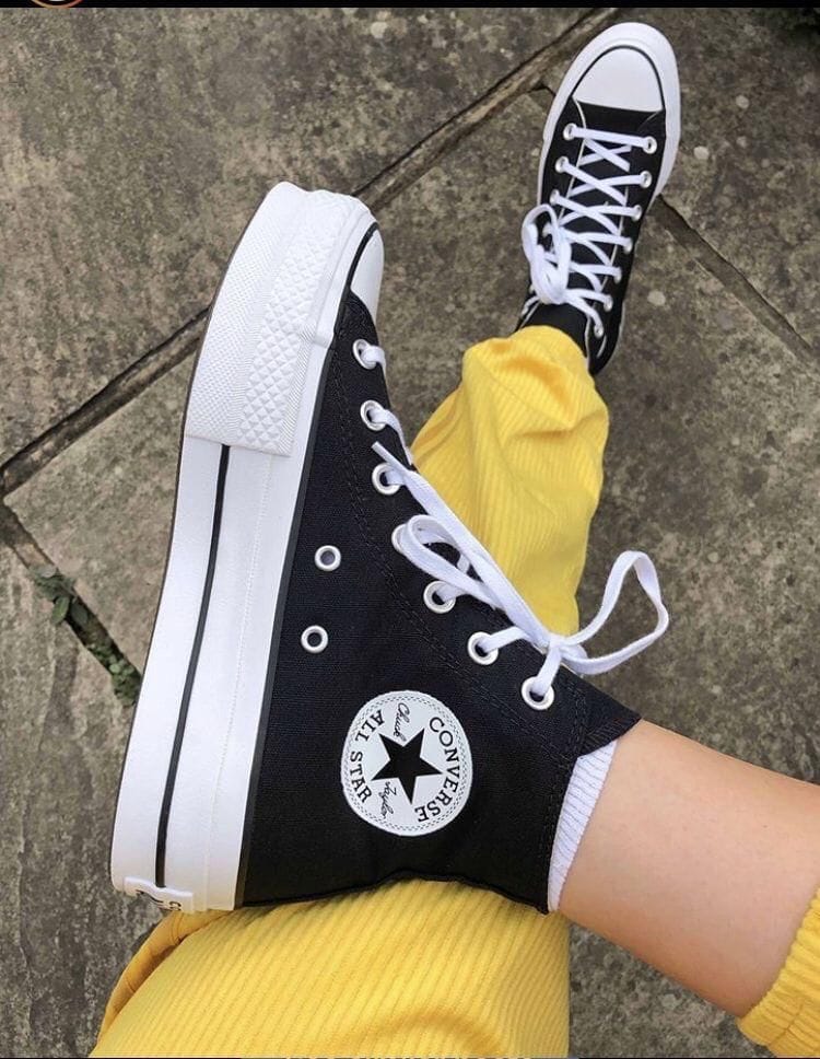 Converse All Star  Black Long Sneakers
