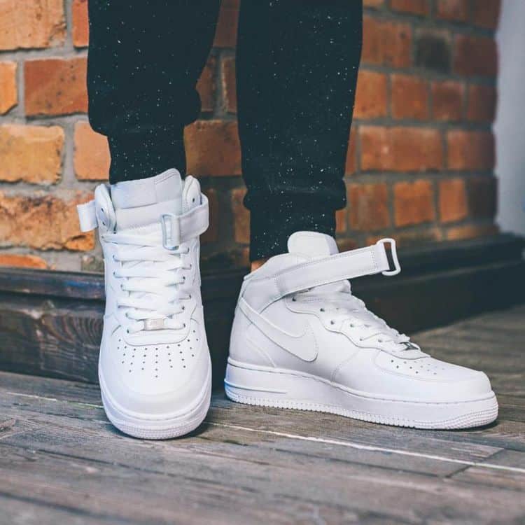 Nike Airforce 1 White Long Sneakers
