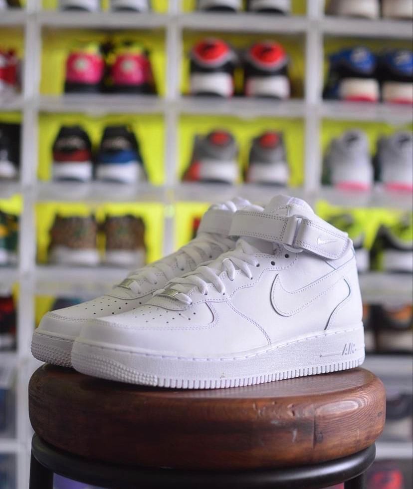 Nike Airforce 1 White Long Sneakers
