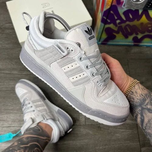Adidas Bad Bunny Grey Sneakers