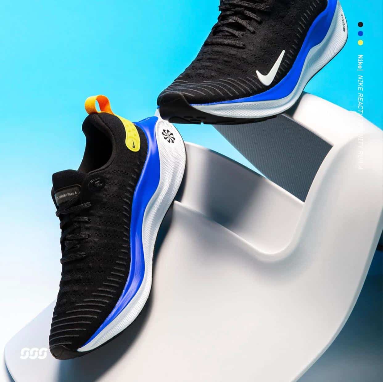 Nike ZoomX Invincible Run Flyknit 3 Black Blue Running Shoes