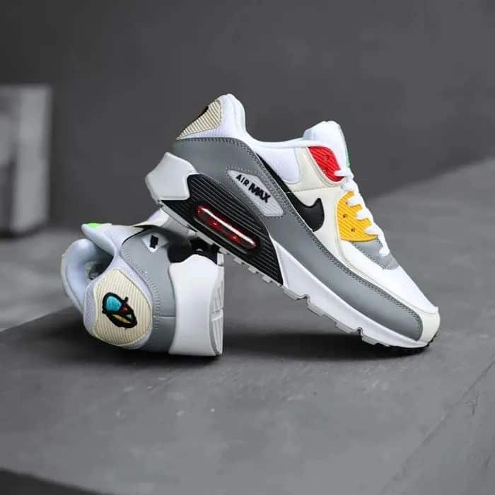Nike Airmax 90 Grey Running Shoes