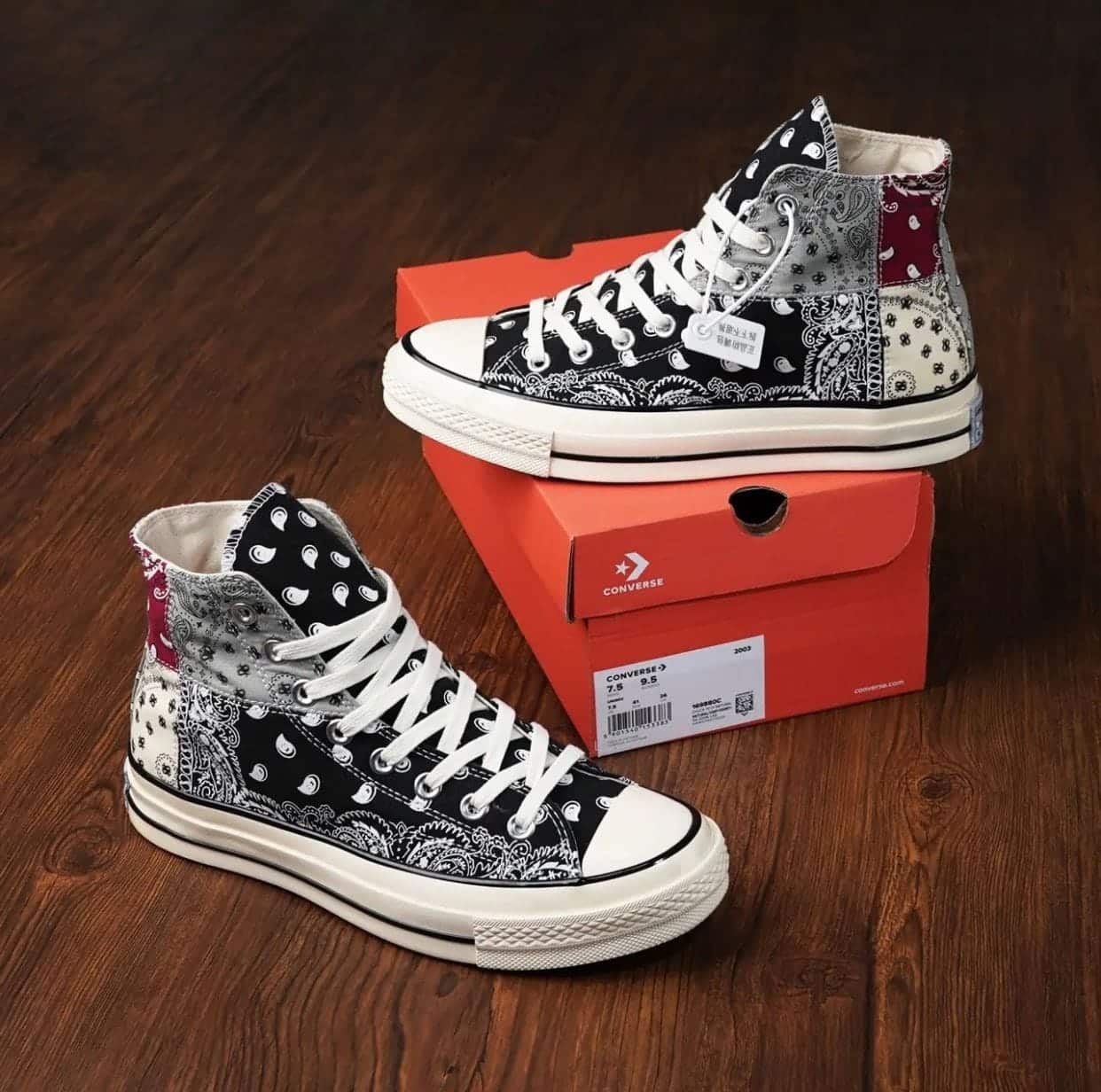Converse  Chuck 70 High Paisley Sneakers