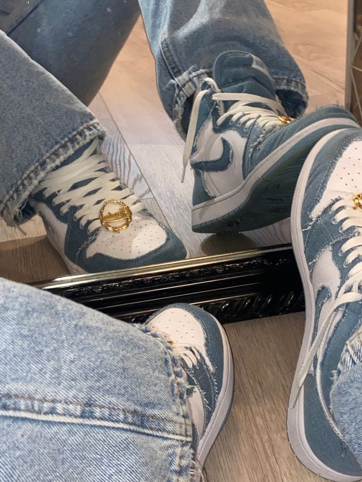 Nike Air 1 Denim Low Sneakers