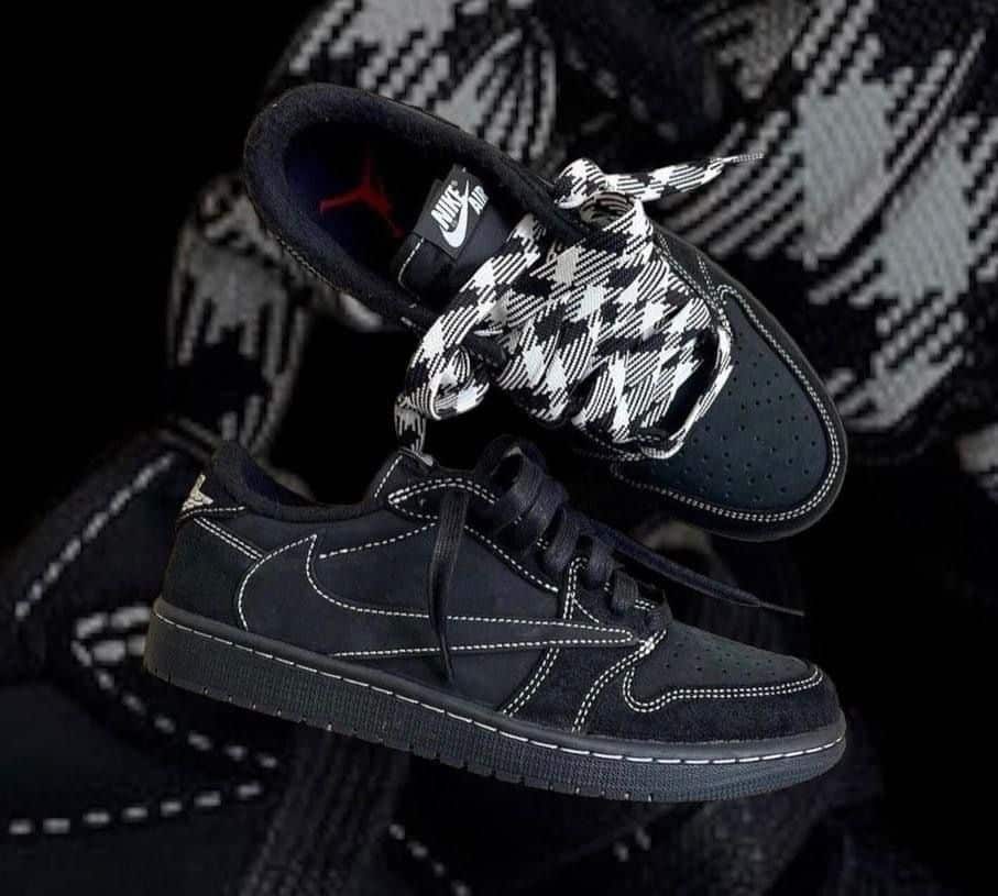 Nike Air 1 Travis Scott Black Sneakers
