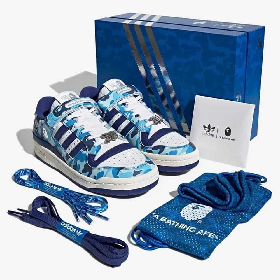 Adidas Bape X Forum 84 Sneakers