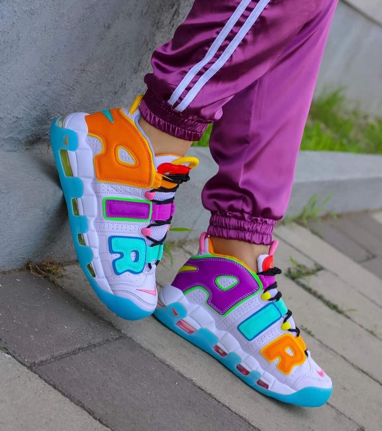 Nike Air More Uptempo Sky Orange Sneakers