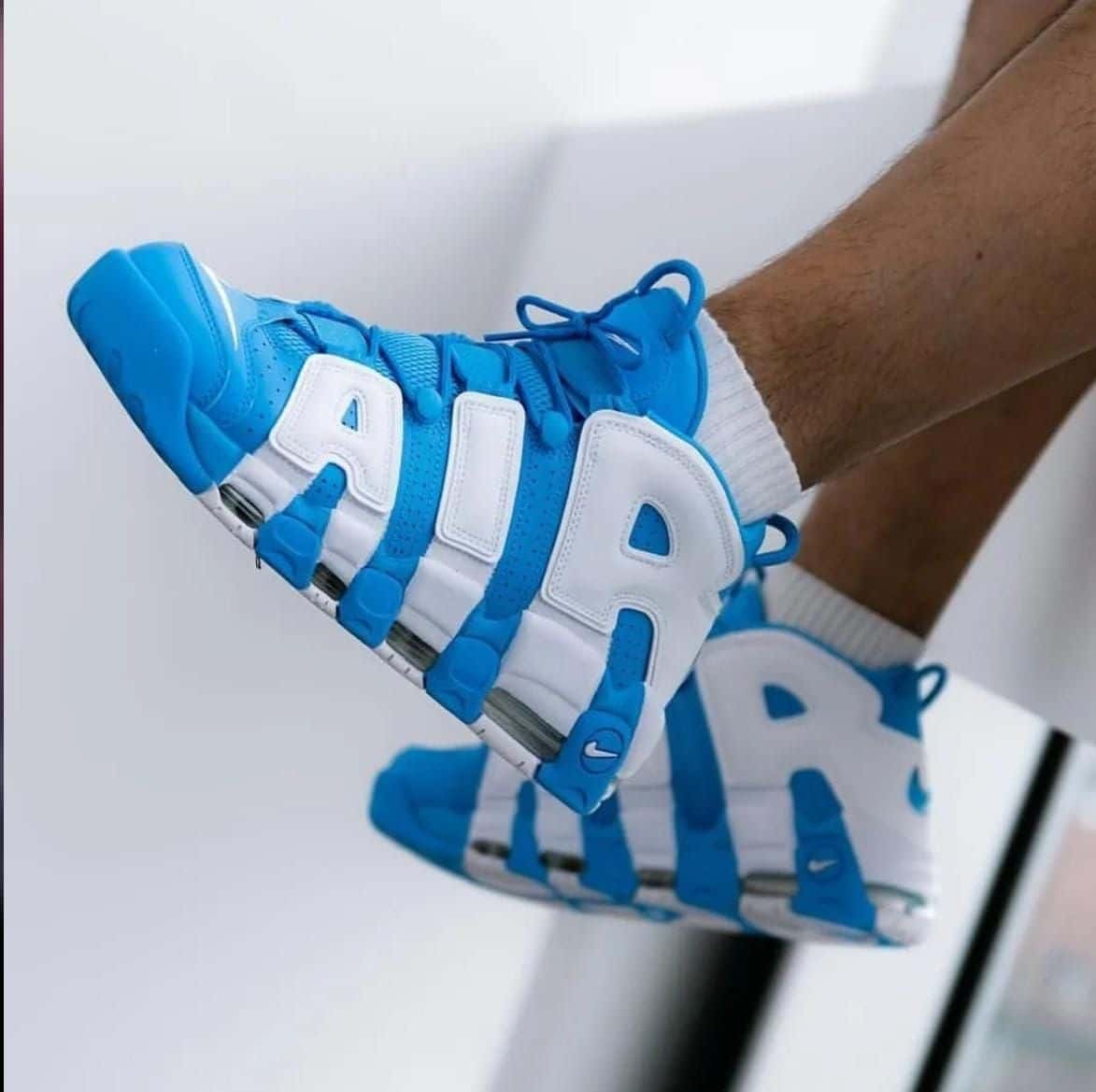 Nike Air More Uptempo Blue Sneakers