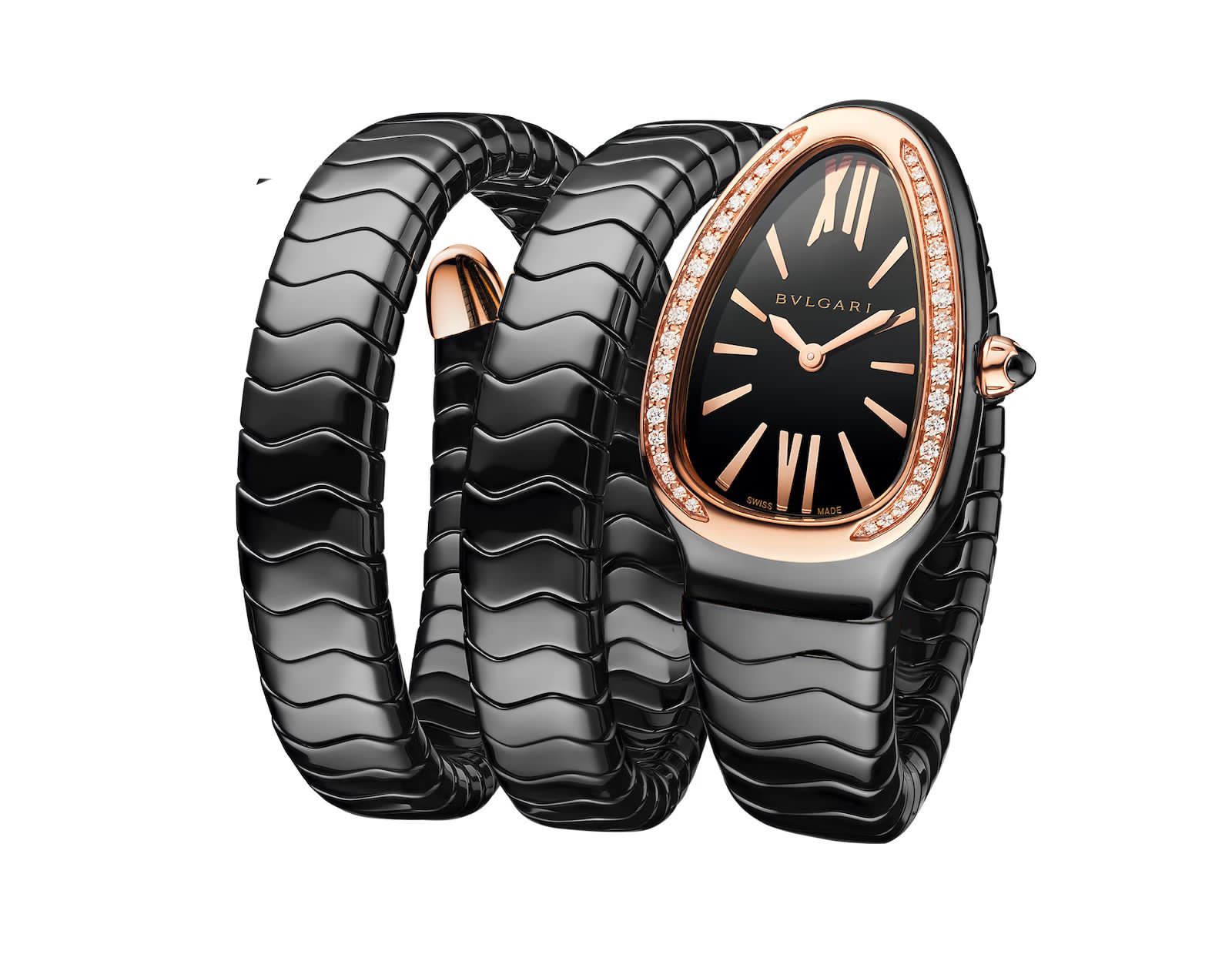 Stylish Bvlgari Black Watch For Women