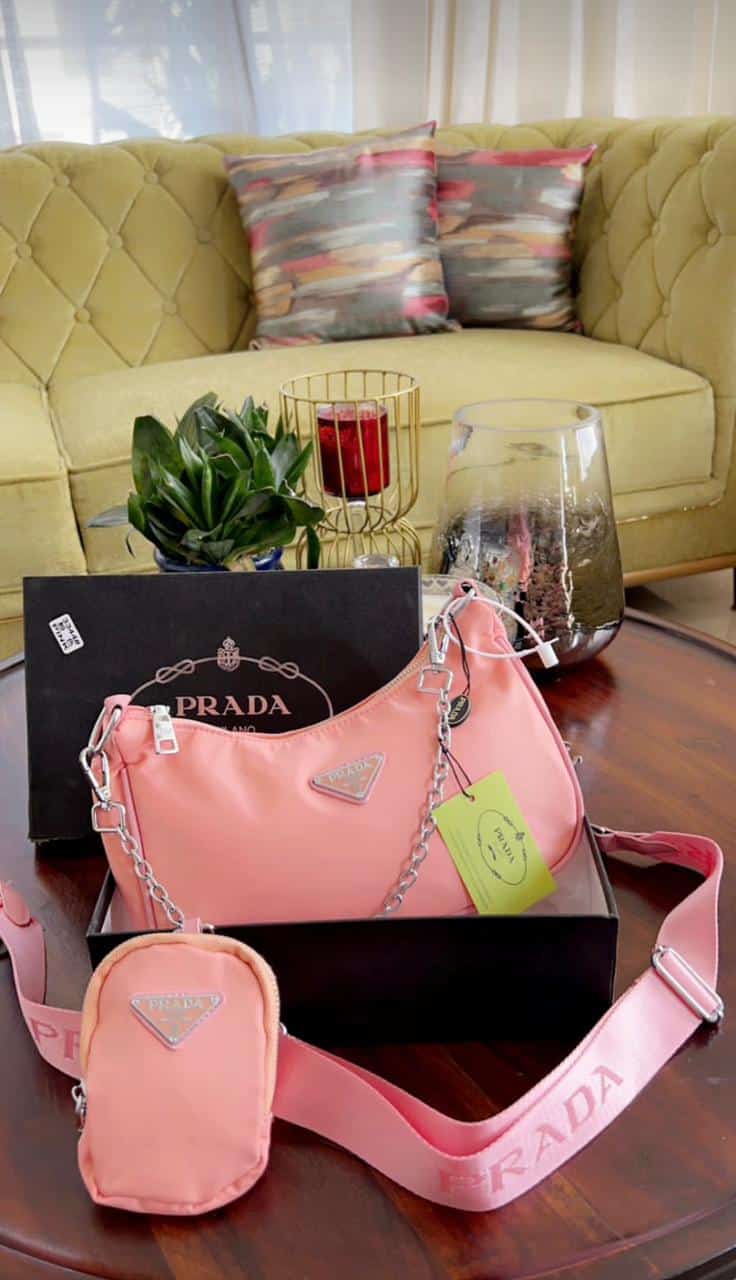Prada Handbag Re-Edition Black Premium Bag With Box