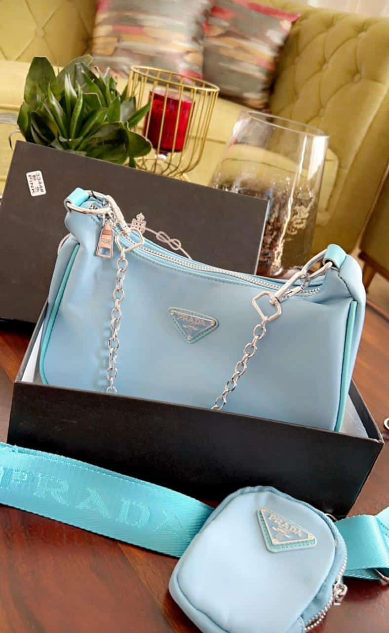 Prada Handbag Re-Edition Black Premium Bag With Box