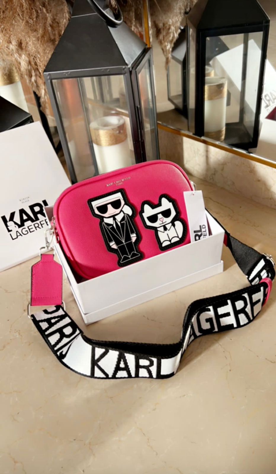 Karl Lagerfeld Camera Sling Bag