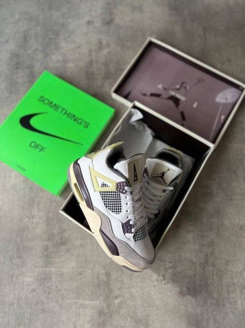 Nike Retro 4 Green Thunder Sneakers