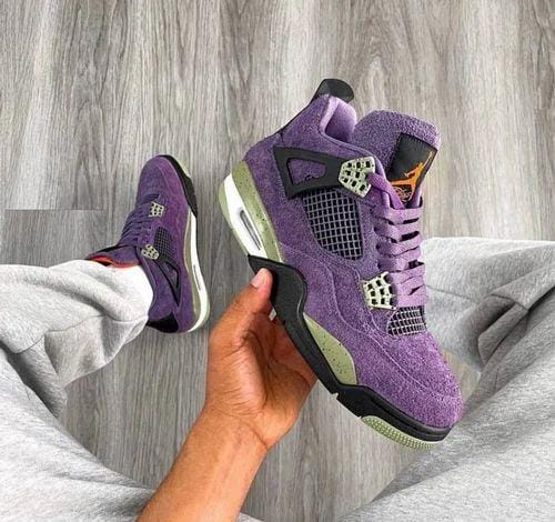 Nike Retro 4 Purple Sneakers