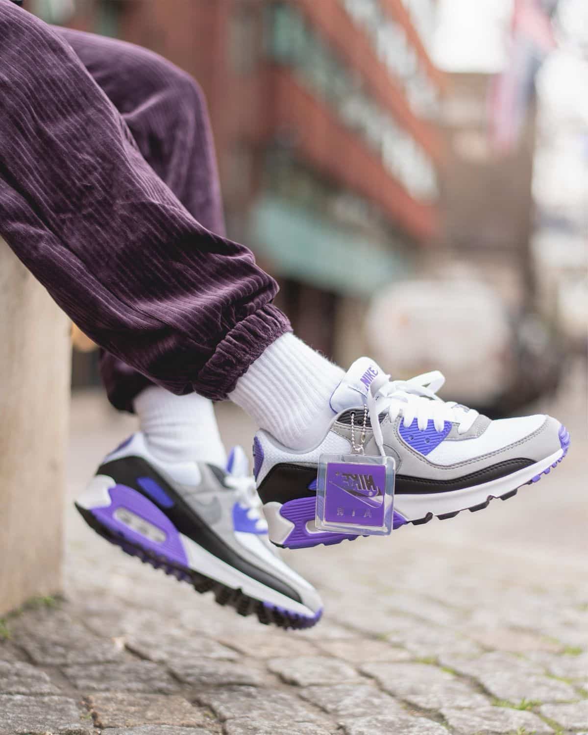 Nike Airmax 90 Purple Running Shoes