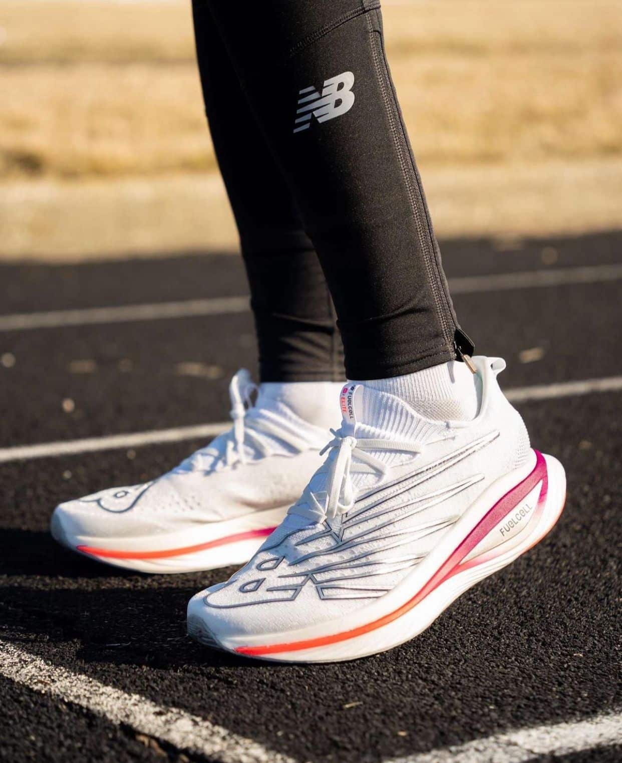 New Balance FuelCell SuperComp Elite V3 White Running Shoes