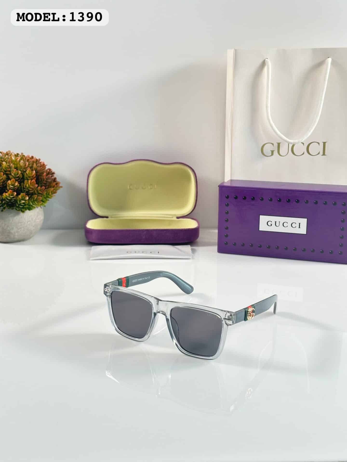 Gucci 1390 Grey Sunglasses