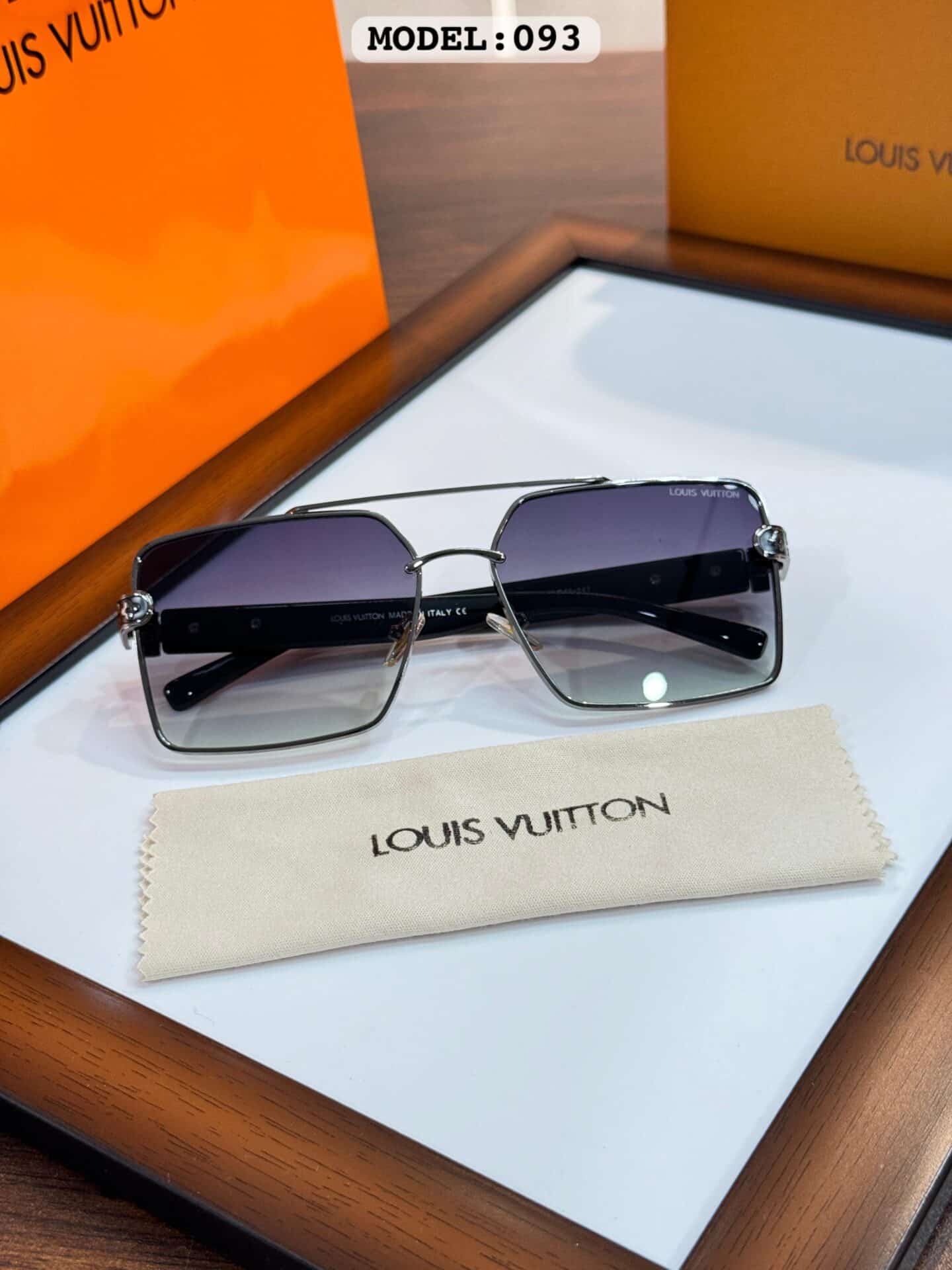 Louis Vuitton 093 Gun Green Sunglasses