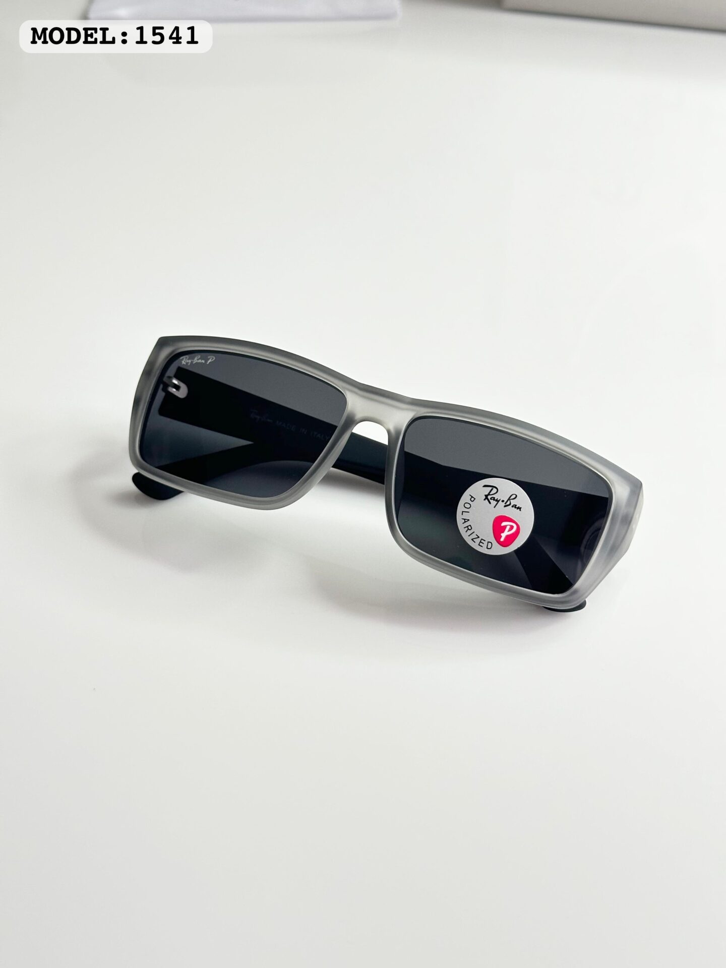 Rayban 1541 Grey Black Sunglasses