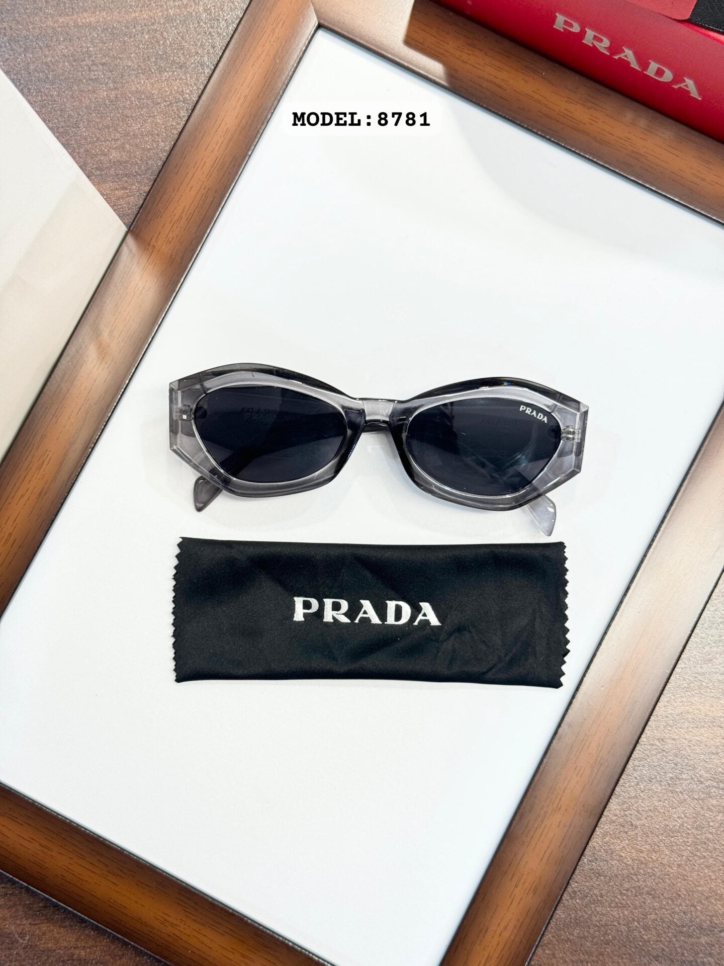 Prada 8781 Grey Sunglasses