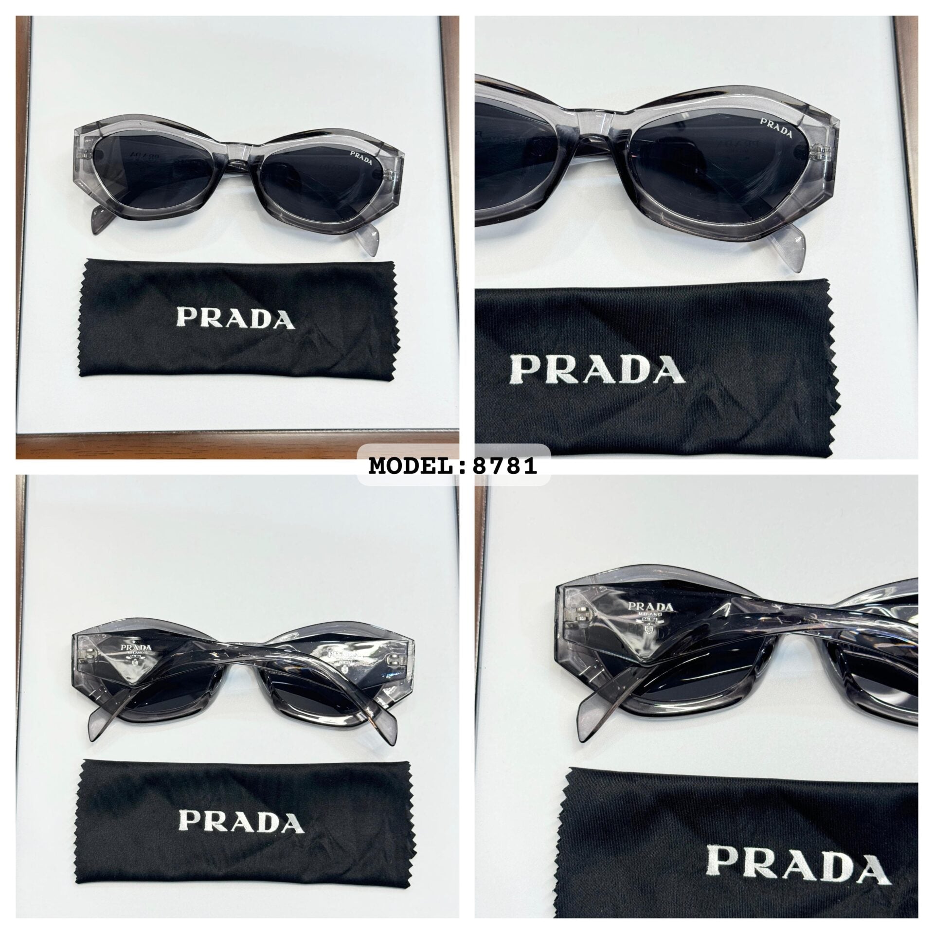 Prada 8781 Grey Sunglasses