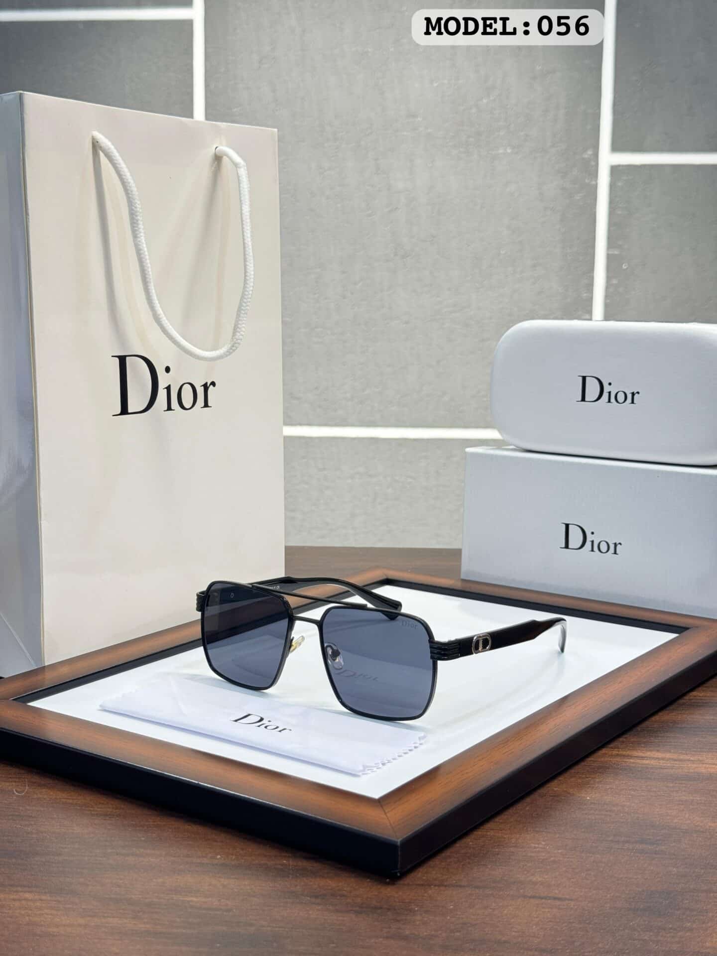 Dior 056 Black Sunglasses