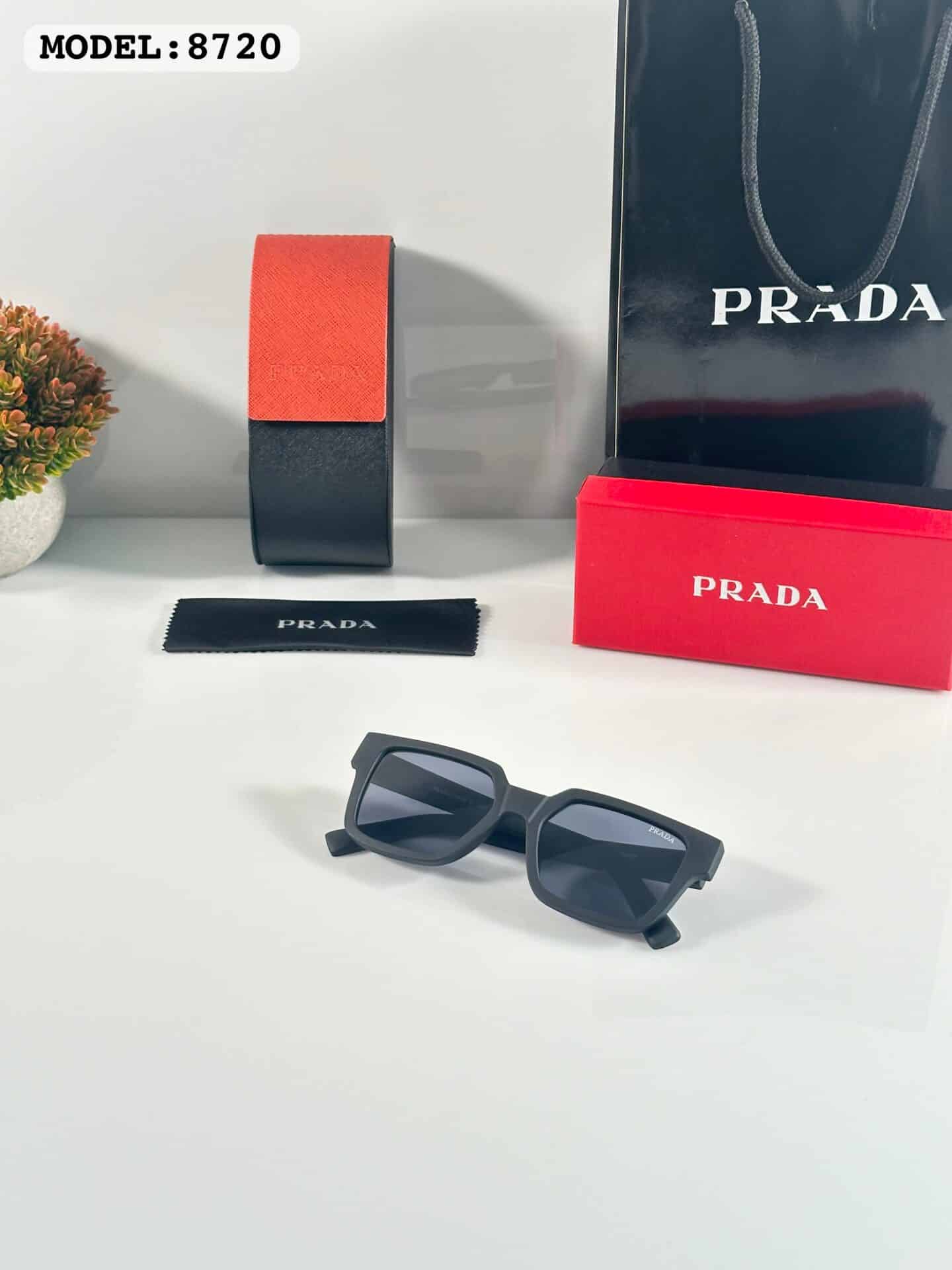 Prada 8720 Black Sunglasses