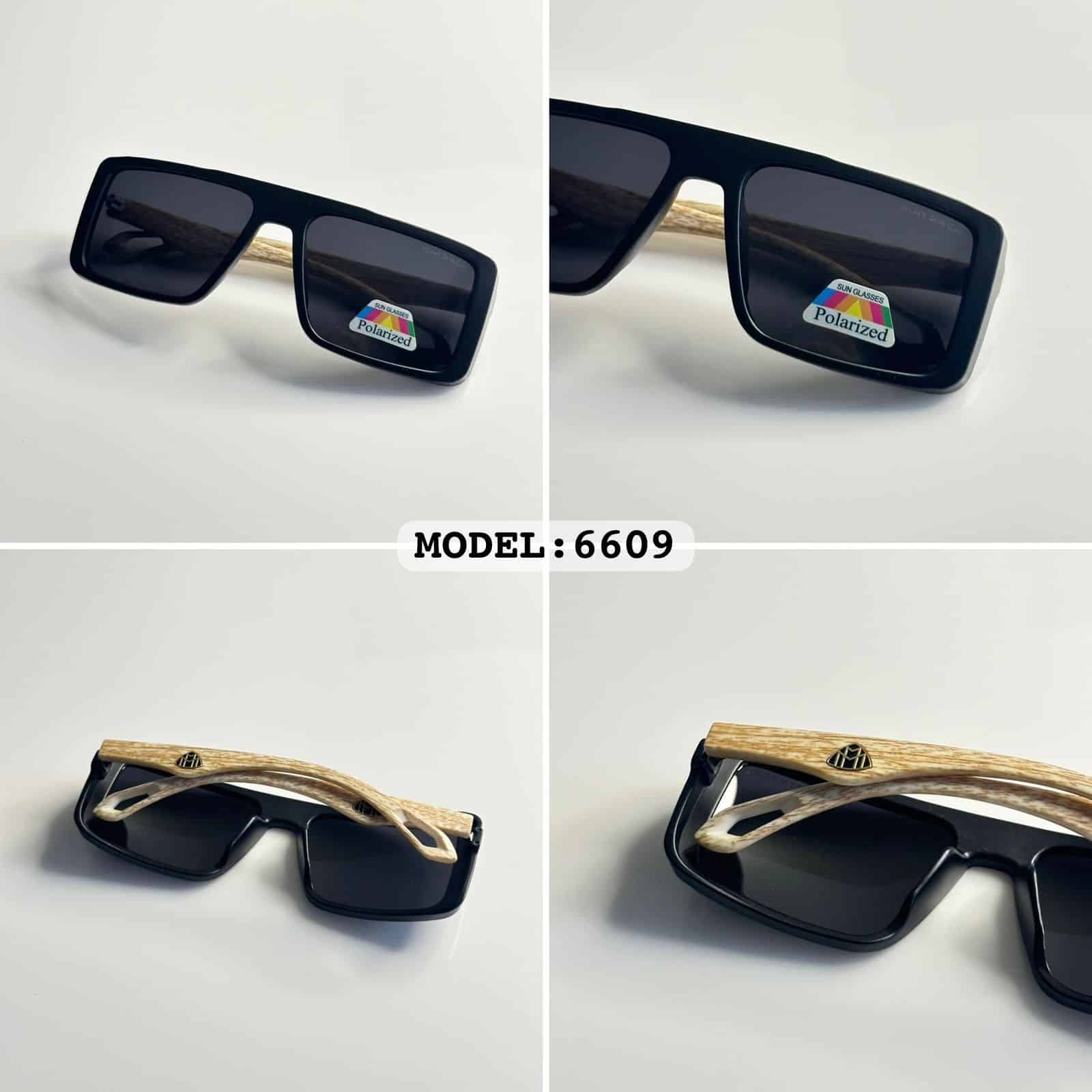 Maybach 6609 Wood Black Sunglasses