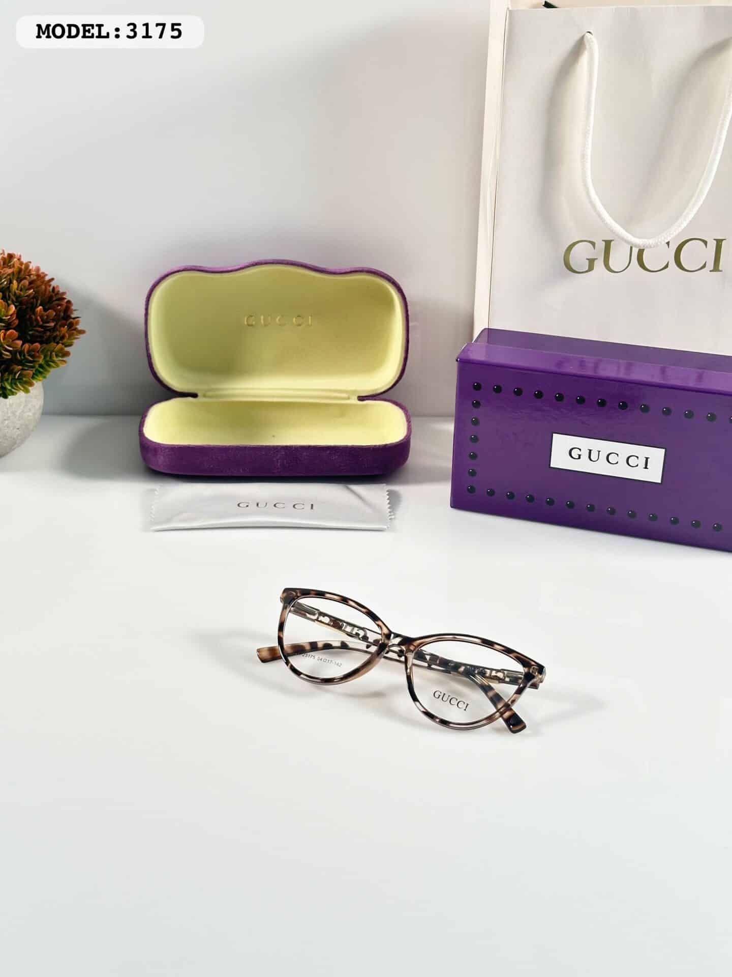 Gucci 3175 Optical Tiger Frame Sunglasses