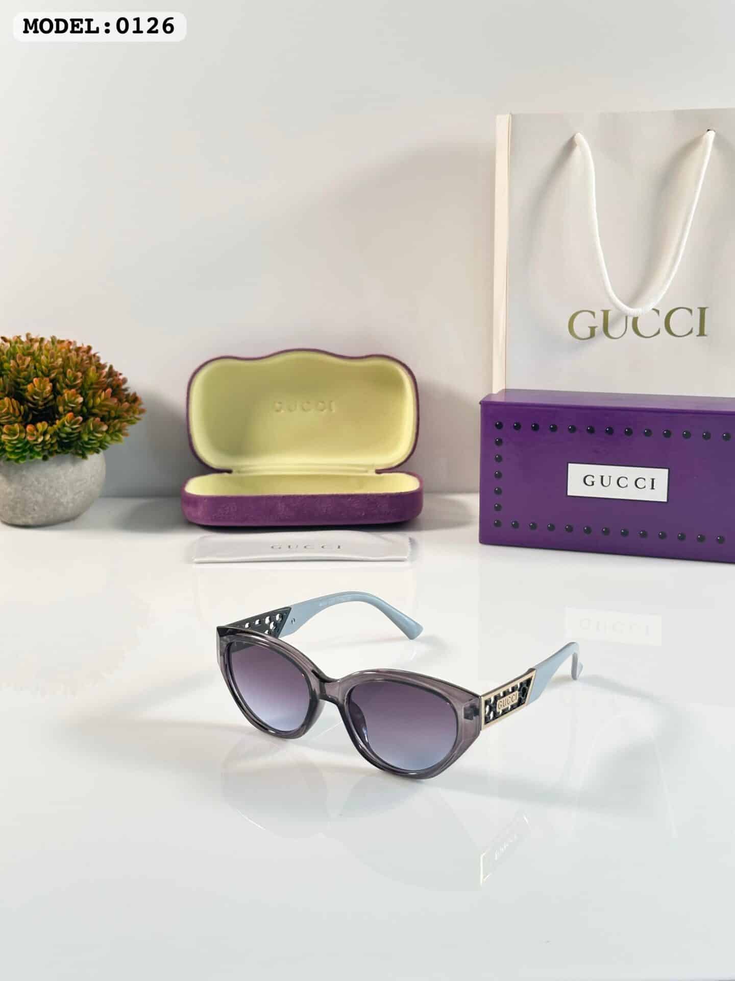 Gucci WMNS 0126 Grey Sunglasses