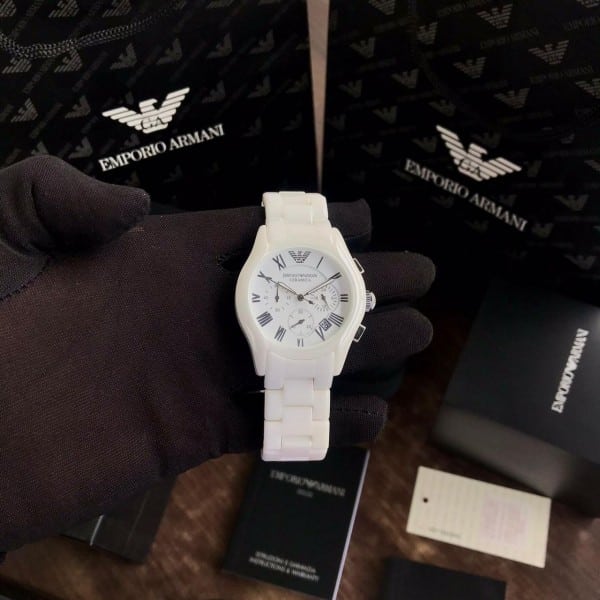 White Dial Men's Emporio Armani Watch