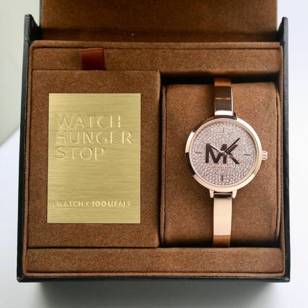 Women Michael Kors Watch Round Dial