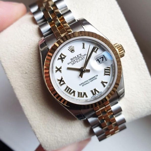 Women's Rolex Watch White Dial