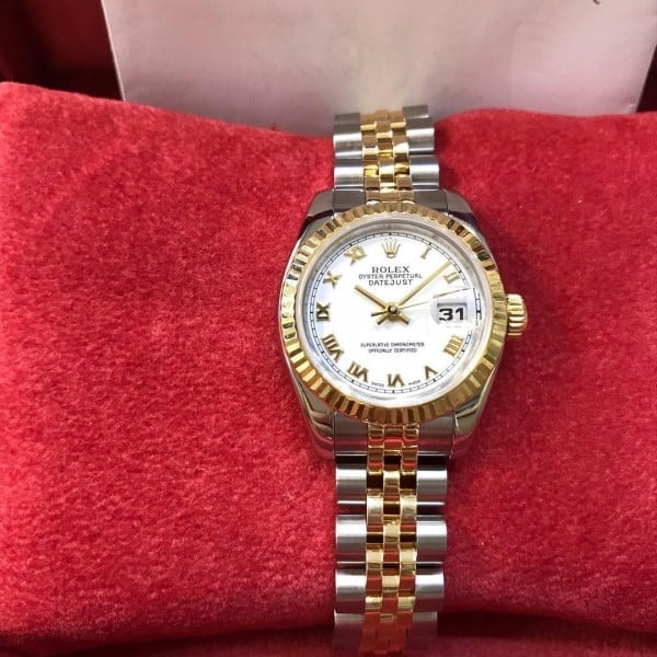 Women's Rolex Watch White Dial