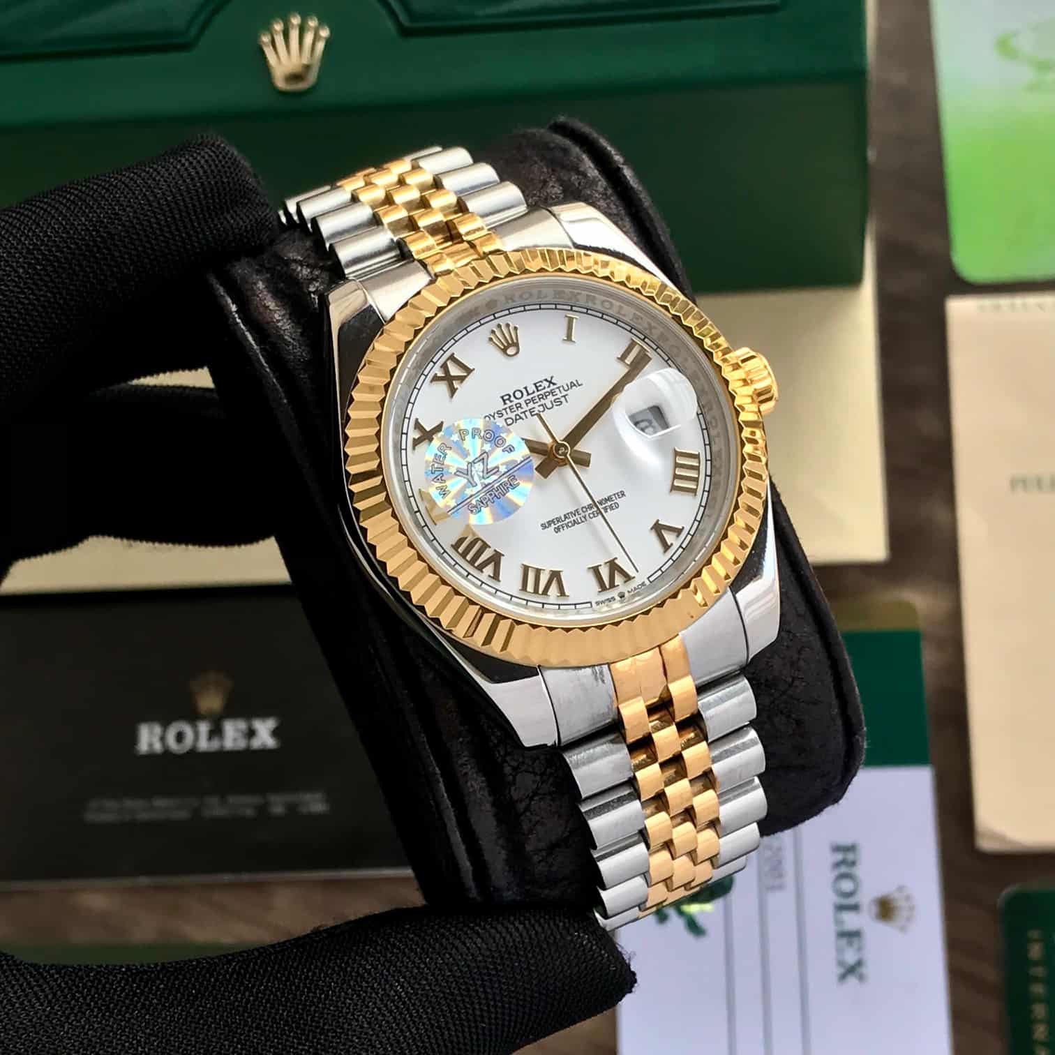 Rolex Date Just 41 Stainless Steel Two Tone Japanese Automatic Men’s Watch