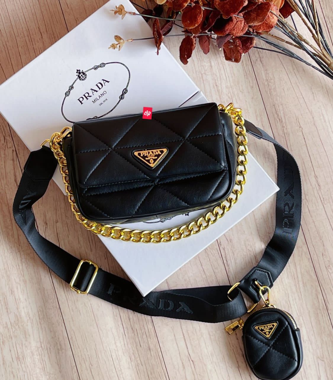 Premium Prada Bagpack With Dust Bag