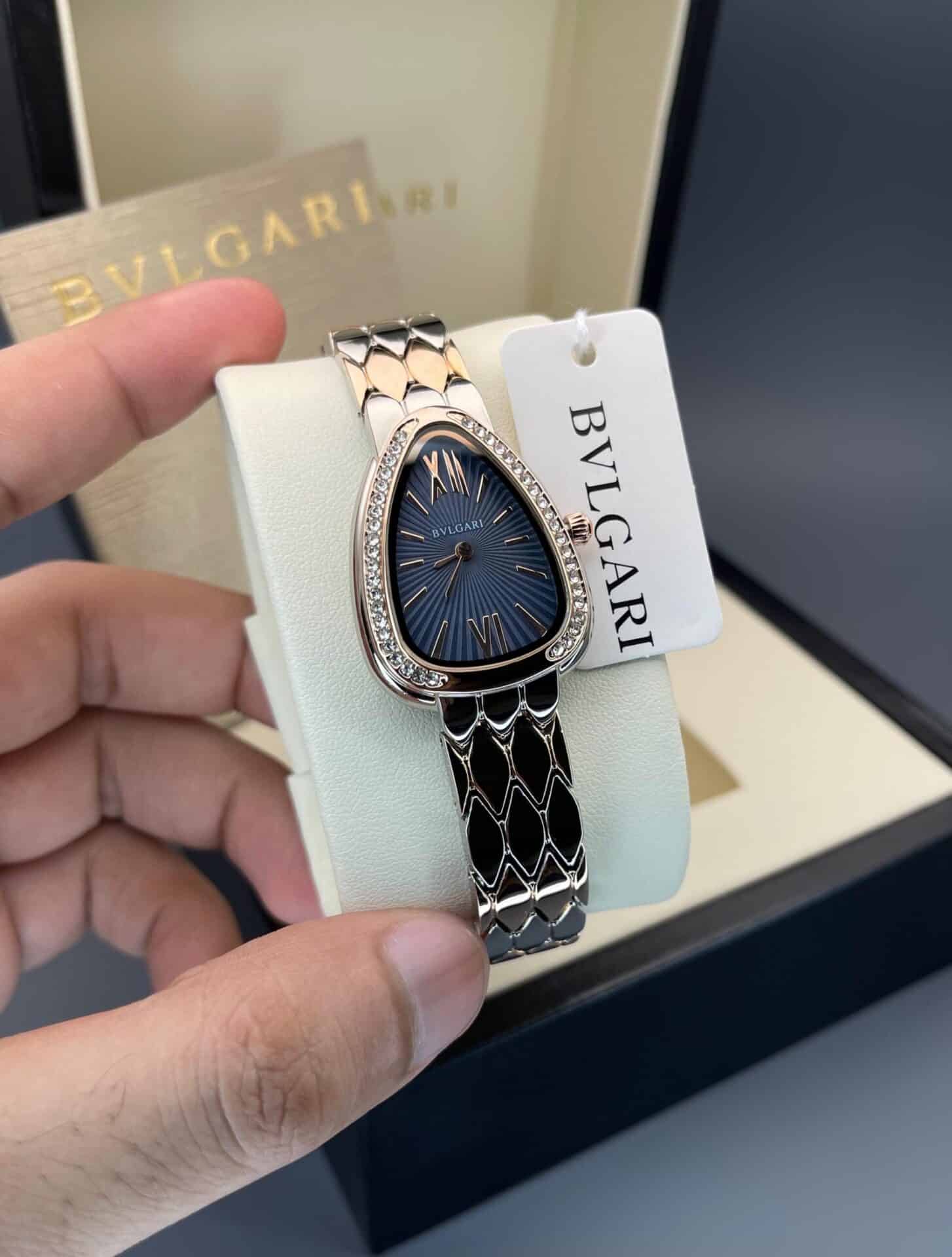 Bvlgari Watch For Lady Black Dial